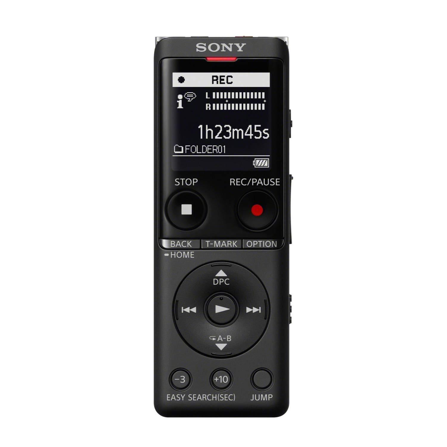 Sony Sony ICD-UX570 Digital Voice Recorder, ICDUX570BLK, usb