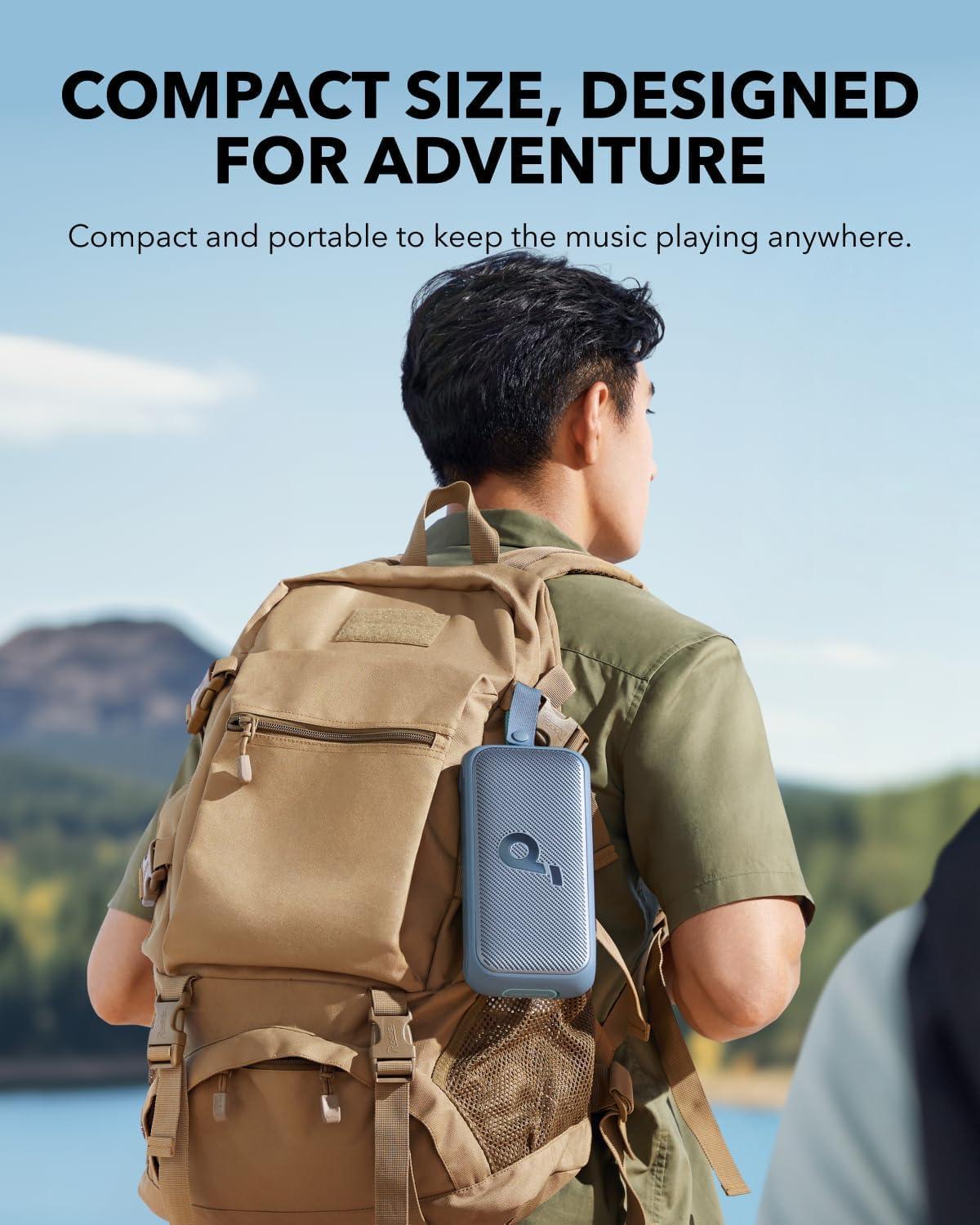 Soundcore Soundcore Motion 300 by Anker, Bluetooth Speaker, Wireless Hi-Res Portable Speaker, IPX7 Waterproof, BassUp, Bluetooth 5.3, 30W Stereo Sound, 13H Playtime for Home, Shower, Outdoor, and Travel - Blue