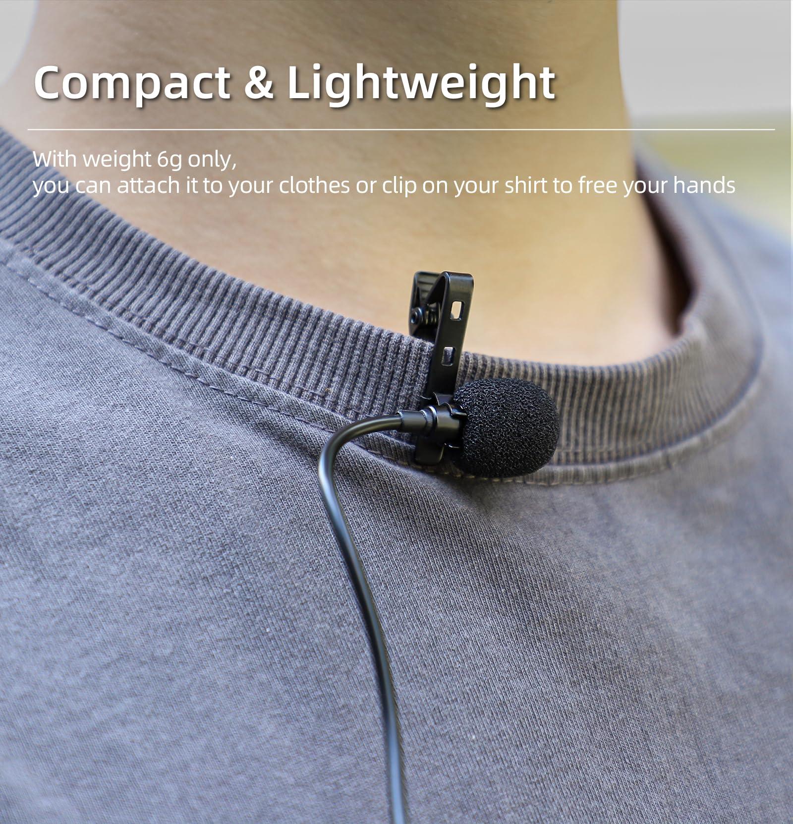 BTG BTG Lavalier Mic Microphone for Insta360 X4 Accessories Microphone Mic