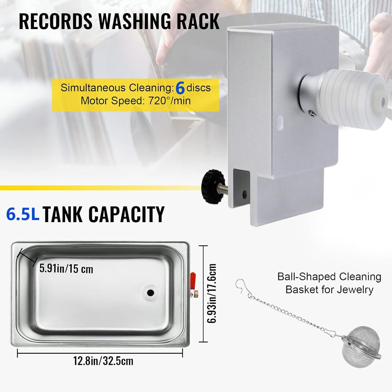 Lakenbroade Lakenbroade Vinyl Record Cleaning System Vinyl Record Cleaning MachineRecord Washer Complete Kit