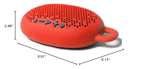 Polk Audio Boom Urchin Ready 4 Anything Bluetooth Speaker - Red