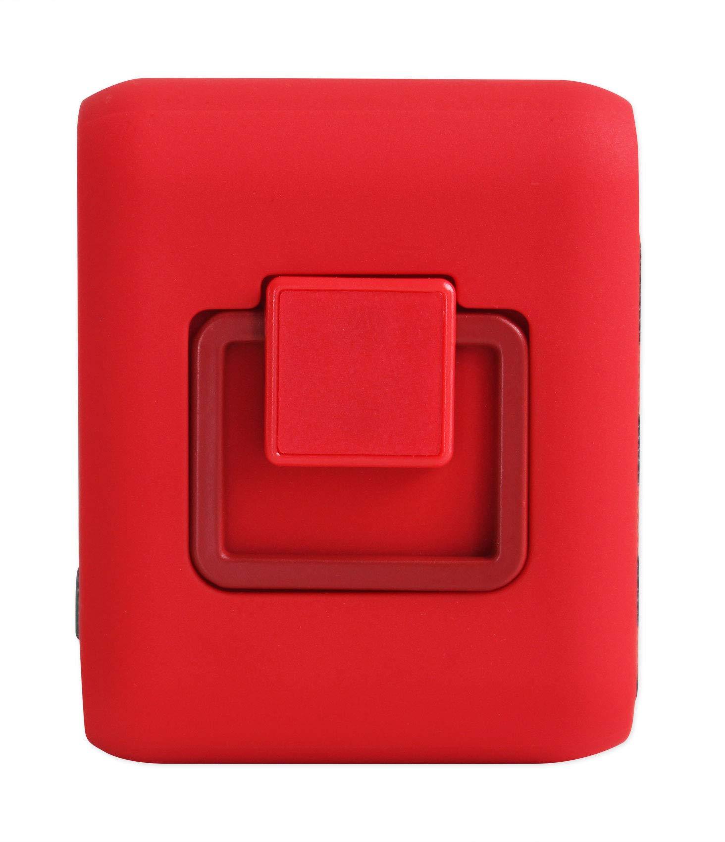 Rockville Rockville Faze Portable Bluetooth Speaker TWS Wireless Link 36 Hour Battery, Red