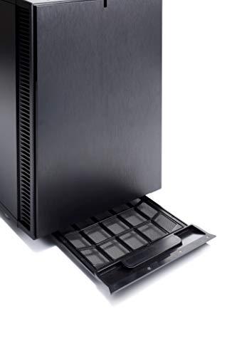 Fractal Design Fractal Design Nano S Window - Mini Tower Computer Case - ITX - Optimized for High Airflow and Silent Computing with ModuVent Technology -2X Fractal Dynamix X2 GP-14 Fans Included -Black Window
