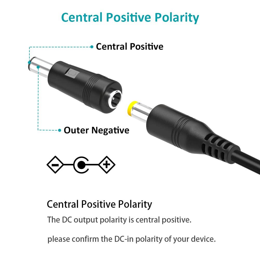 Basicvolt Basicvolt 12W Universal Power Supply 12V 9V 7.5V 6V 5V 4.5V 3V 1A AC to DC Adapter for Led Strip Router Speaker CCTV Camera Tablet Radio 3 to 12 Volts 1000mA Switching Power Supply with 8 Tips