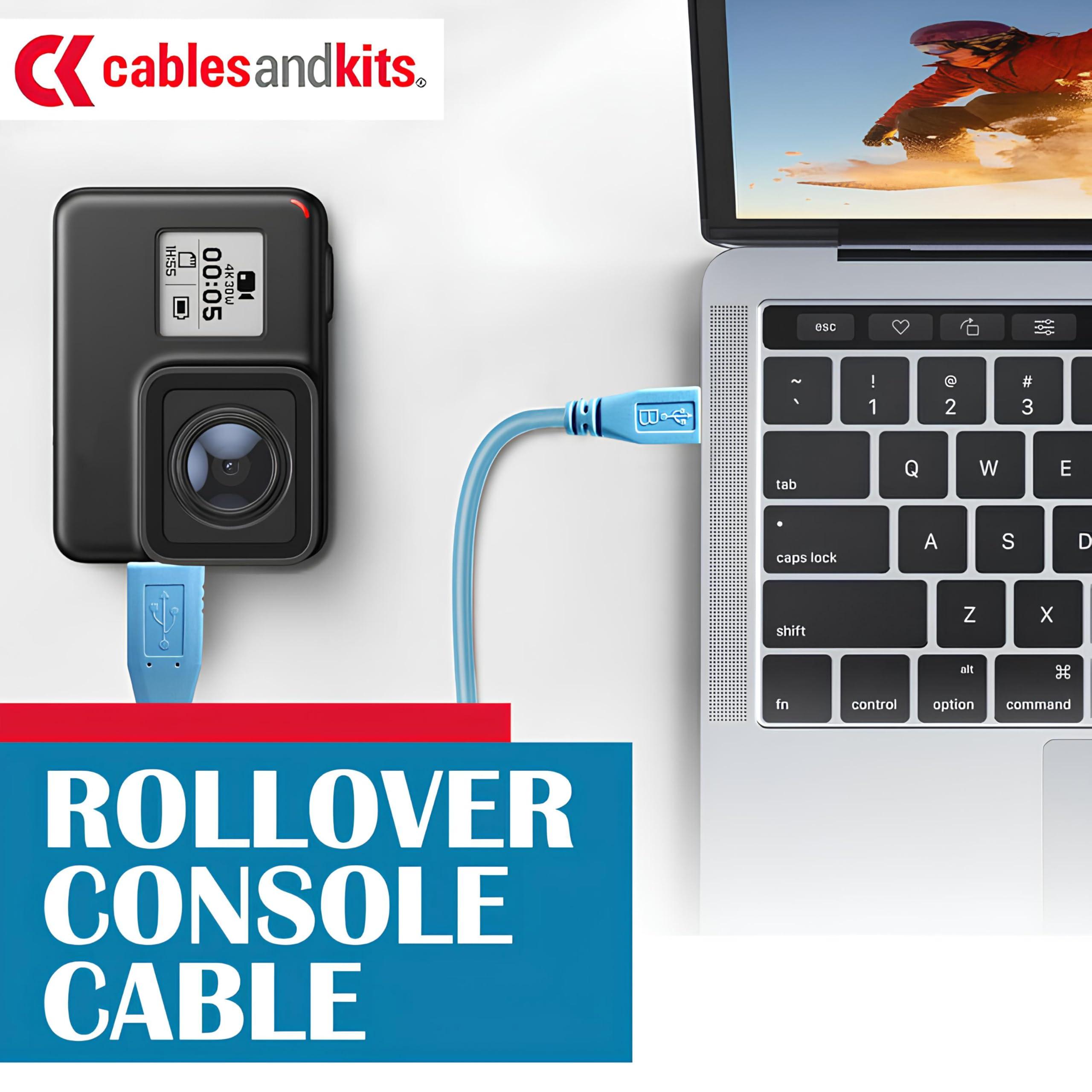 CablesAndKits CablesAndKits USB Console Cable (Compatible with Cisco rollover console cable CAB-CONSOLE-USB), 6ft, USB 2.0 type A to type mini B, Connect to Routers, Switches, and Firewalls