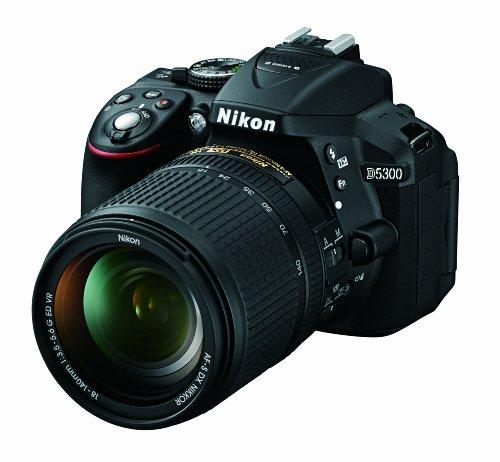 Nikon Nikon D5300 24.2 MP CMOS Digital SLR Camera with 18-140mm f/3.5-5.6G ED VR Auto Focus-S DX NIKKOR Zoom Lens (Black)