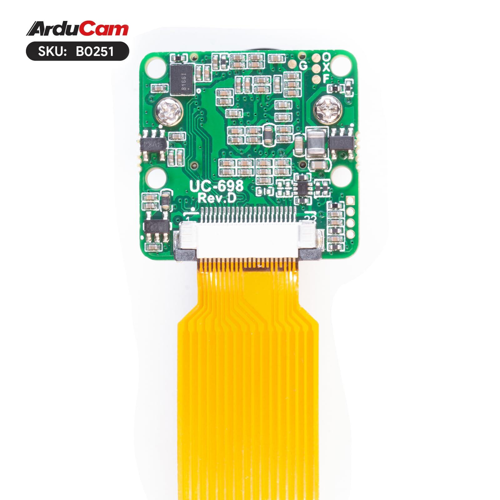 Arducam Arducam Mini 12.3MP HQ Camera Compatible with Nvidia Jetson Board, 1/2.3 Inch IMX477 Camera Module with M12 Mount Lens