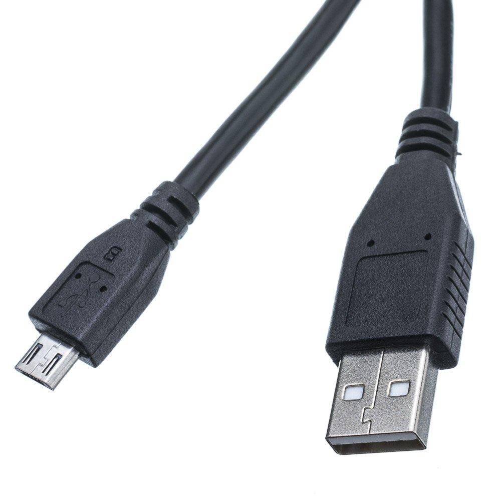 CableWholesale CableWholesale Micro USB 2.0 Cable, Black, Type A Male/Micro-B Male, A Male to Micro B High Speed USB Cable, 15 ft