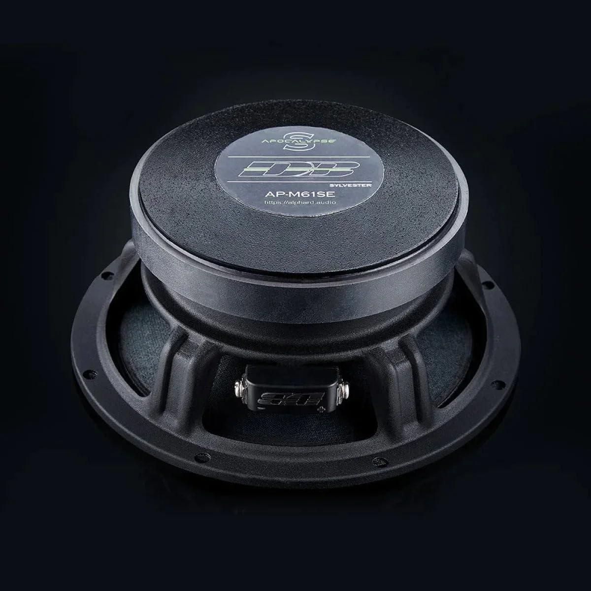 Apocalypse Apocalypse AP-M61SE 6.5" 260 W Max 4 Ohm Stereo Car Audio Midrange Speakers