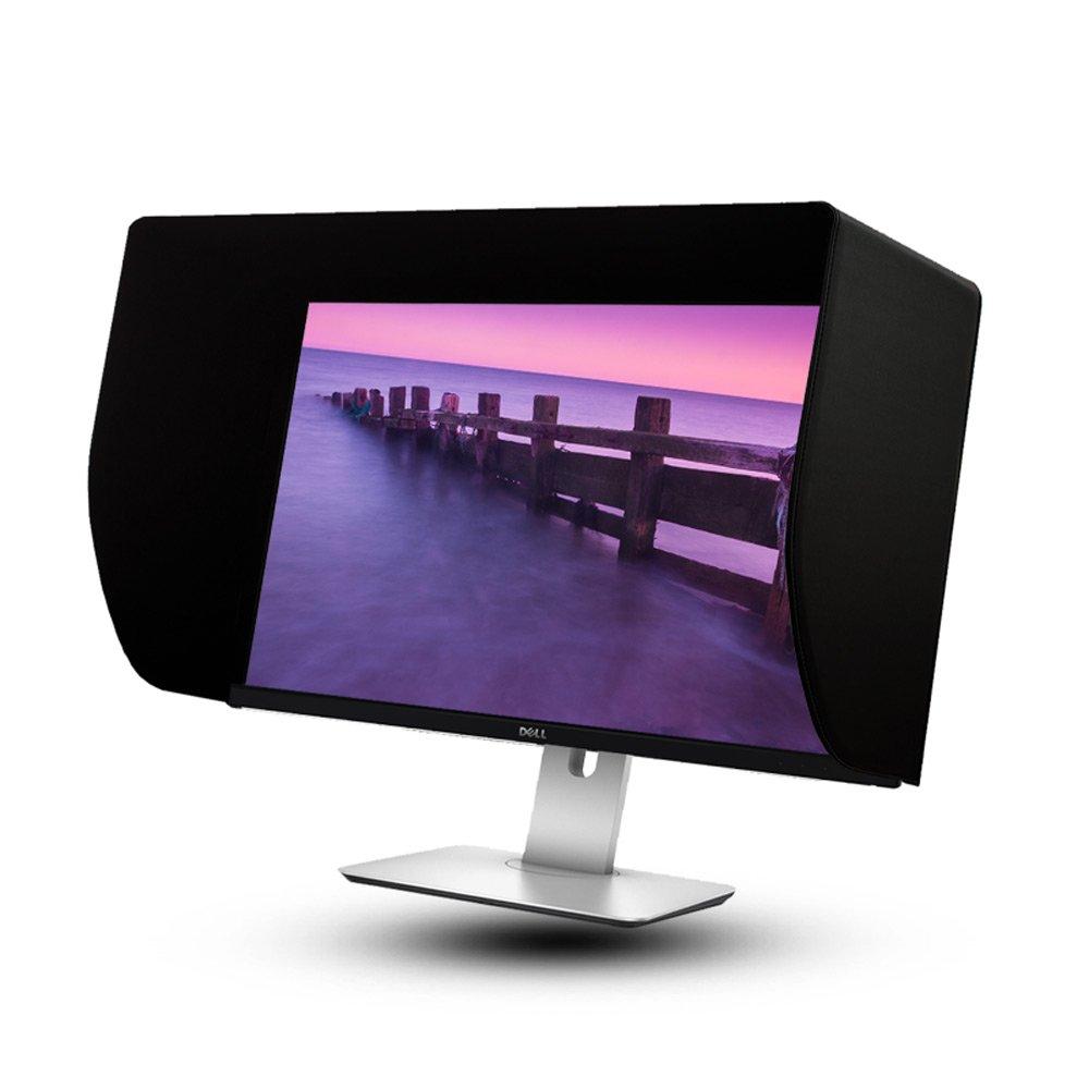 iLooker iLooker-27S 27 inch Ultr-Slim Frame LCD LED Video Monitor Hood Sunshade Sunhood for Dell HP Viewsonic Philips Samsung LG EIZO NEC ASUS ACER BENQ AOC Lenovo, Fits Monitor Frame Width 610-630mm