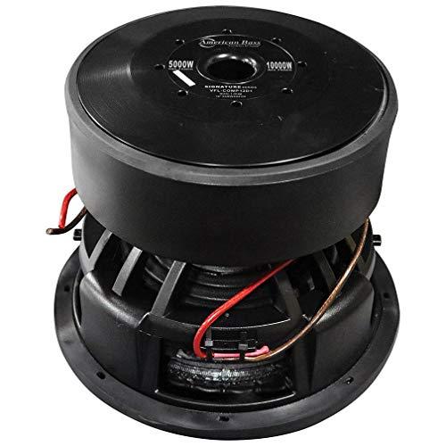 American Bass American Bass VFL-12D1 VFL COMP Signature 12-inch Subwoofer Woofer 5000 Watt RMS & 10000 Watt Max Dual Voice Coil 1 Ohm Voice Coils Black