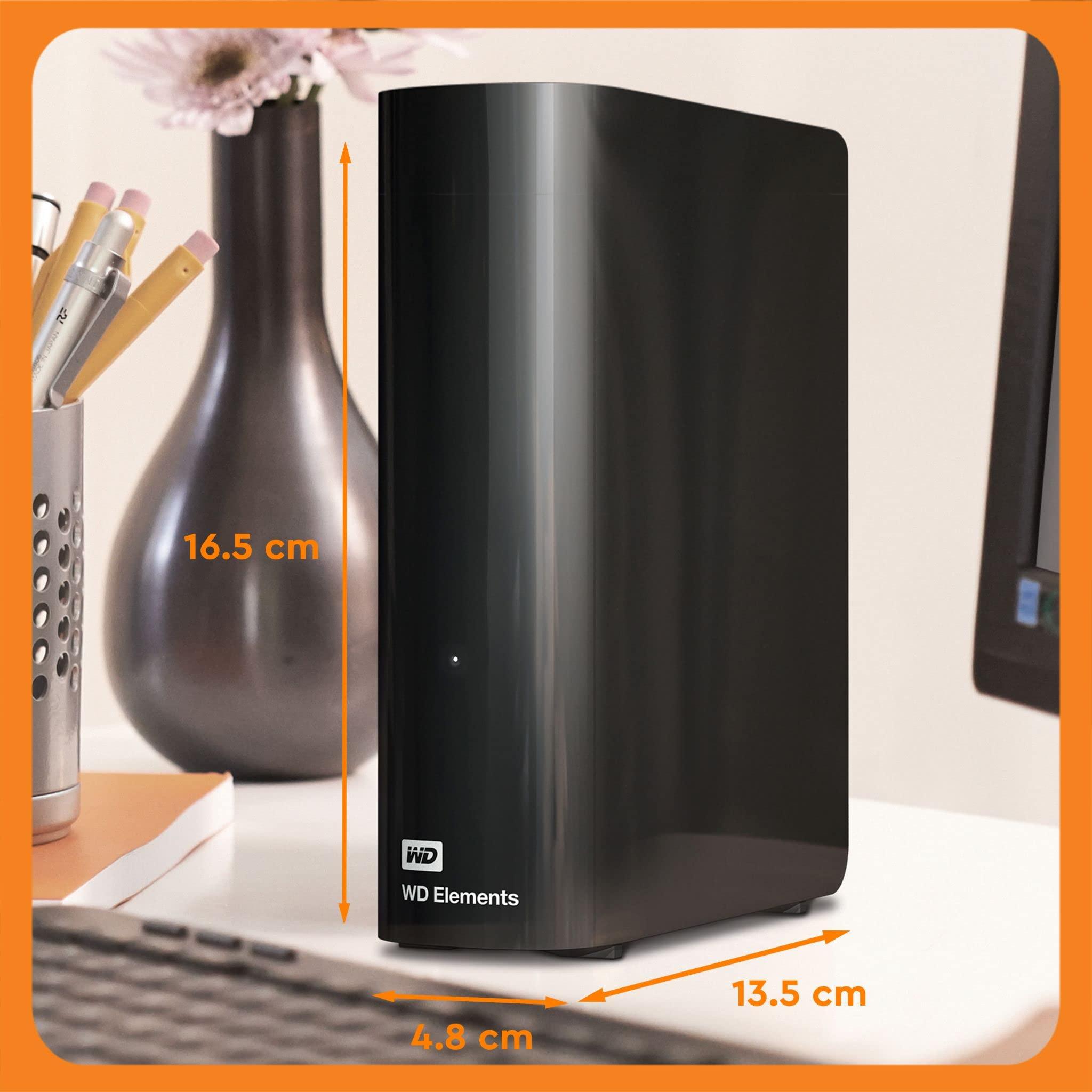 WD Western Digital 14TB Elements Desktop External Hard Drive - USB 3.0