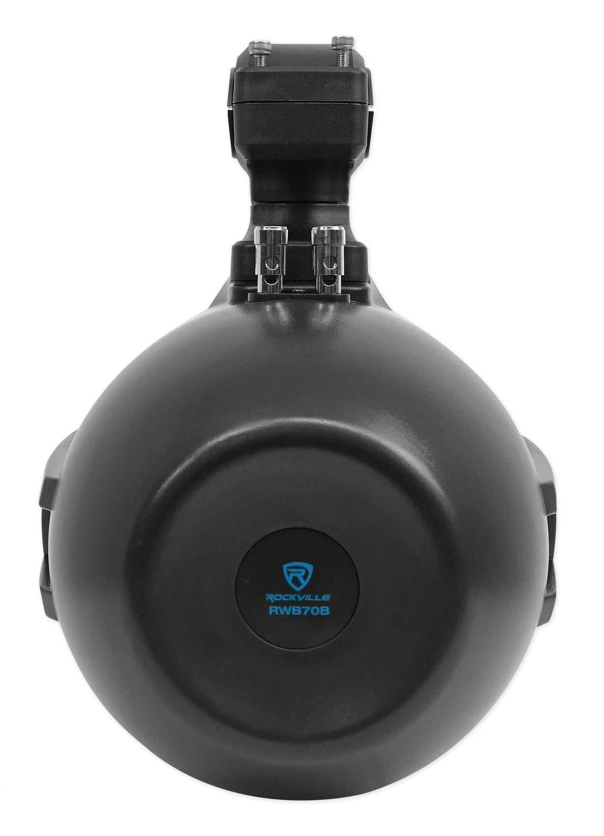 Rockville Rockville RGHR2 Marine Bluetooth Receiver, USB+Remote+2 6.5" Wakeboard Speakers