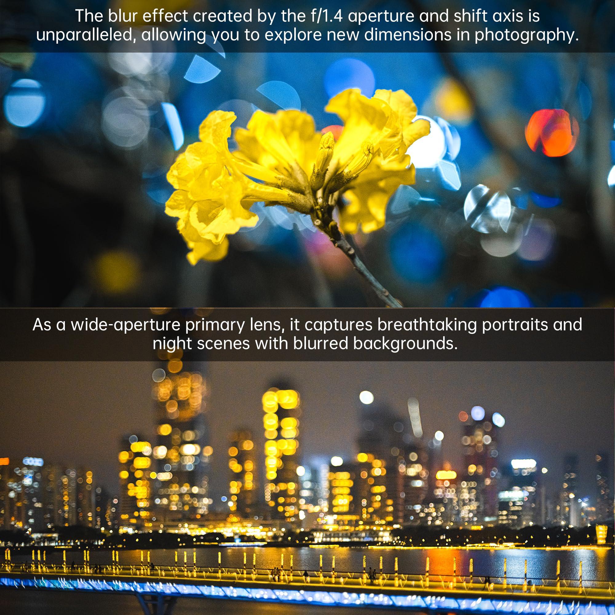 7artisans 7artisans 50mm F1.4 APS-C Frame Tilt-Shift Lens with 2-in-1 Compatible for Olympus&Panasonic M4/3 Mirrorless Cameras G1 G2 G3 G4 G5 G6 G7 GF1 GF2 GF3 GF5 GF6 GM1 EMP1 EPM2 E-PL1 E-PL2 E-PL3 E-PL5