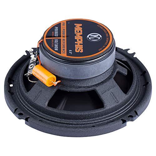 Memphis Audio Memphis Audio PRX603 Power Reference Series 6.5\" 3-Way Coaxial Speakers with Swivel Tweeters - Pair