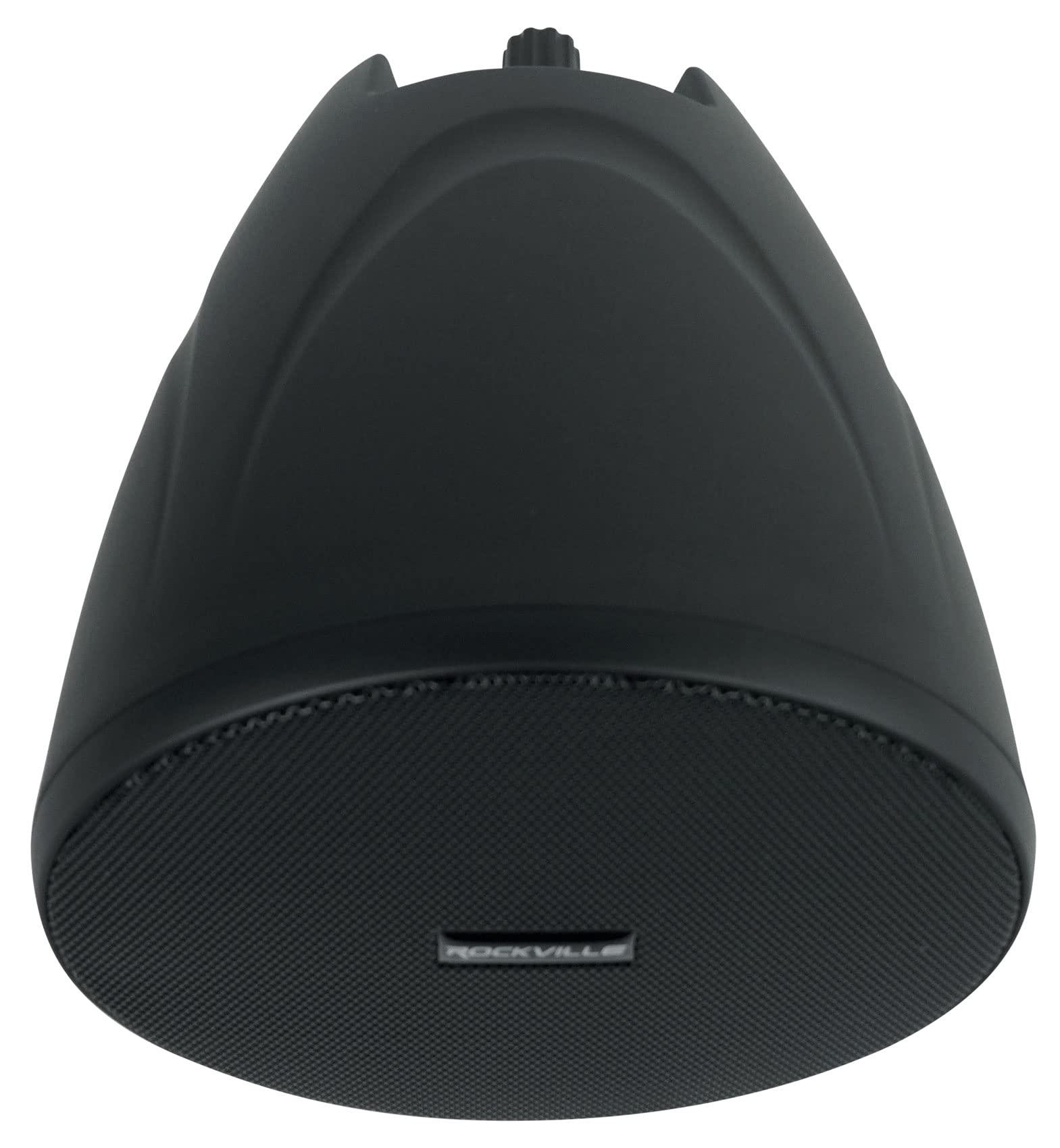 Rockville Rockville 5 PEN-40T Black 4" 70V Hanging Pendant Speakers Commercial/Restaurant