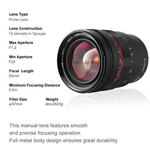 Meike Meike MK-50mm F1.2 Large Aperture Full Frame Manual Focus Fixed Lens for Nikon Z-Mount Z5 Z6 Z7 Z50
