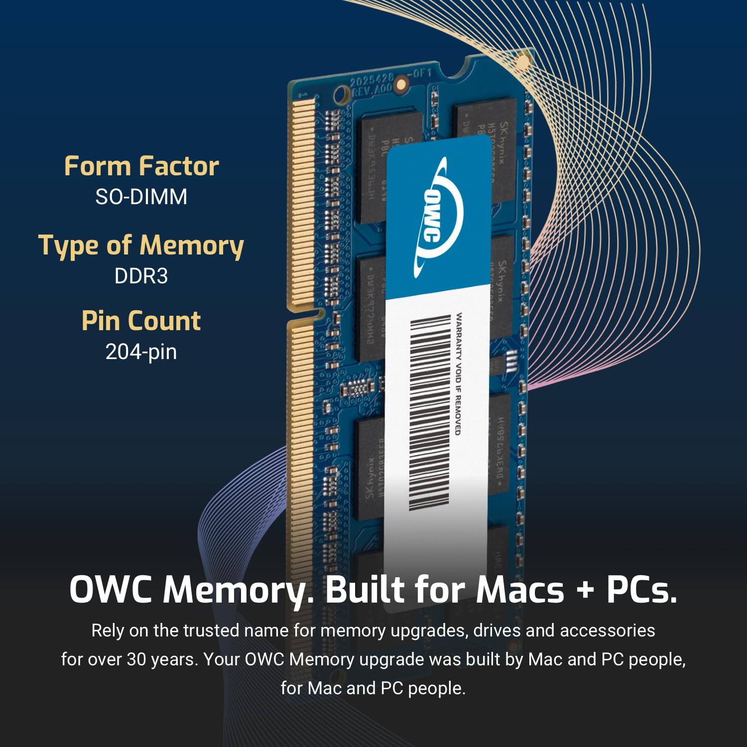 OWC OWC 64GB (4 x 16GB) 1866MHz DDR3 SO-DIMM PC3-14900 204 Pin SO-DIMM CL13 Memory RAM Upgrade Module for 2015 iMac 5K 17,1 an Compaible PCs (OWC1867DDR3S64S)