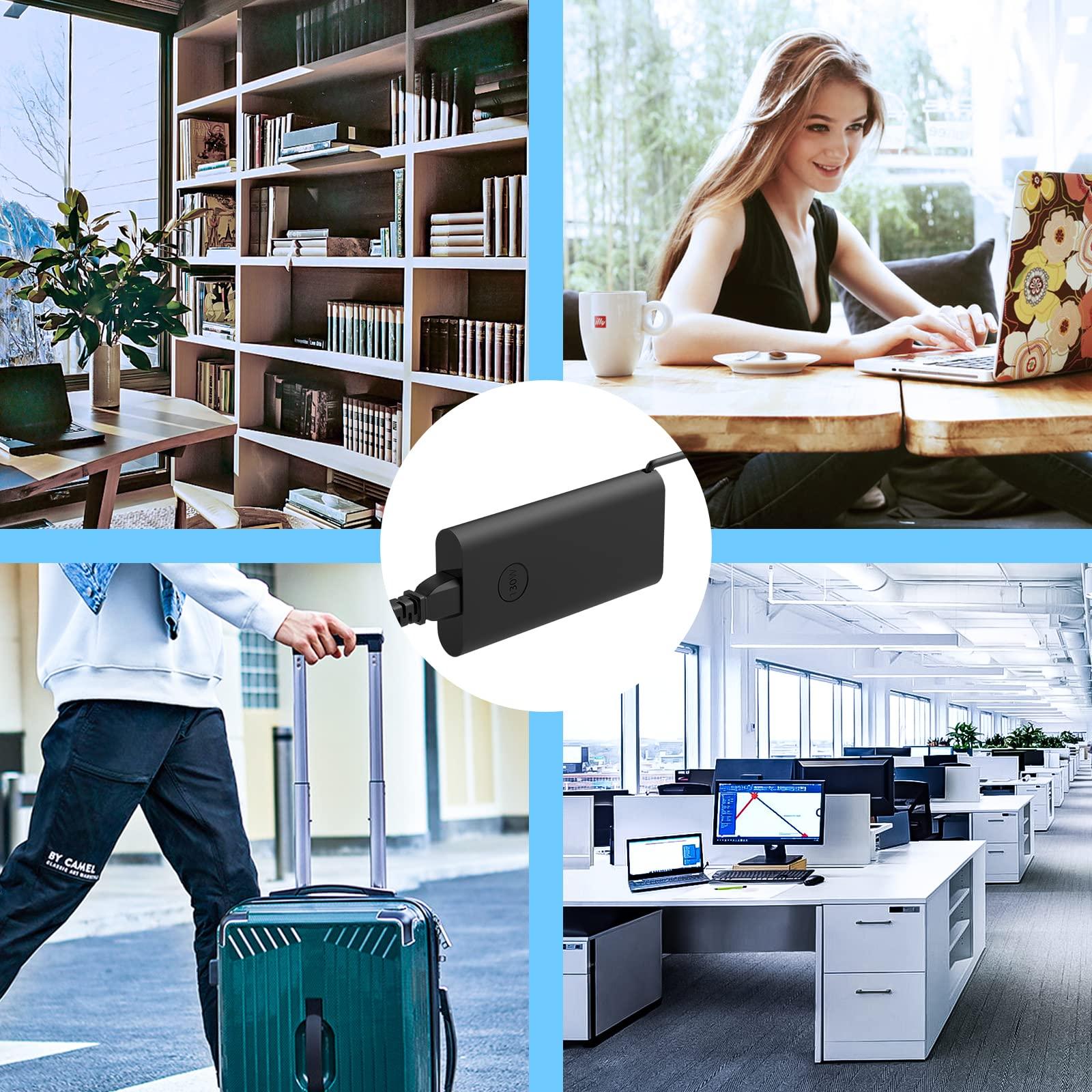 Ruilezyo 130W USB C Laptop Charger for Dell XPS 15 9520 9510 9500 XPS 17 9720 9710 9700 Precision 5570 3571 5680 3590 5480 3551 3490 5530 5490 5690 3560 3570 5770 5470 3561 5550 5560 Type C Power Cord