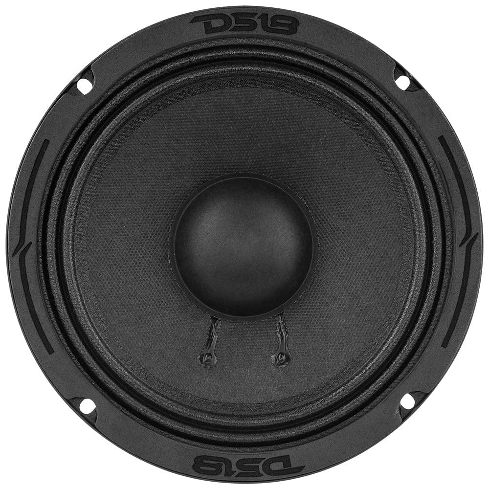 DS18 DS18 6PRO300MB-4 PRO 6.5\" Mid-Bass Loudspeaker 300 Watts Max Power 150 Watts RMS 4-Ohm - Powerful Midbass Speaker for Pro Car Audio Sound System - 1 Speaker