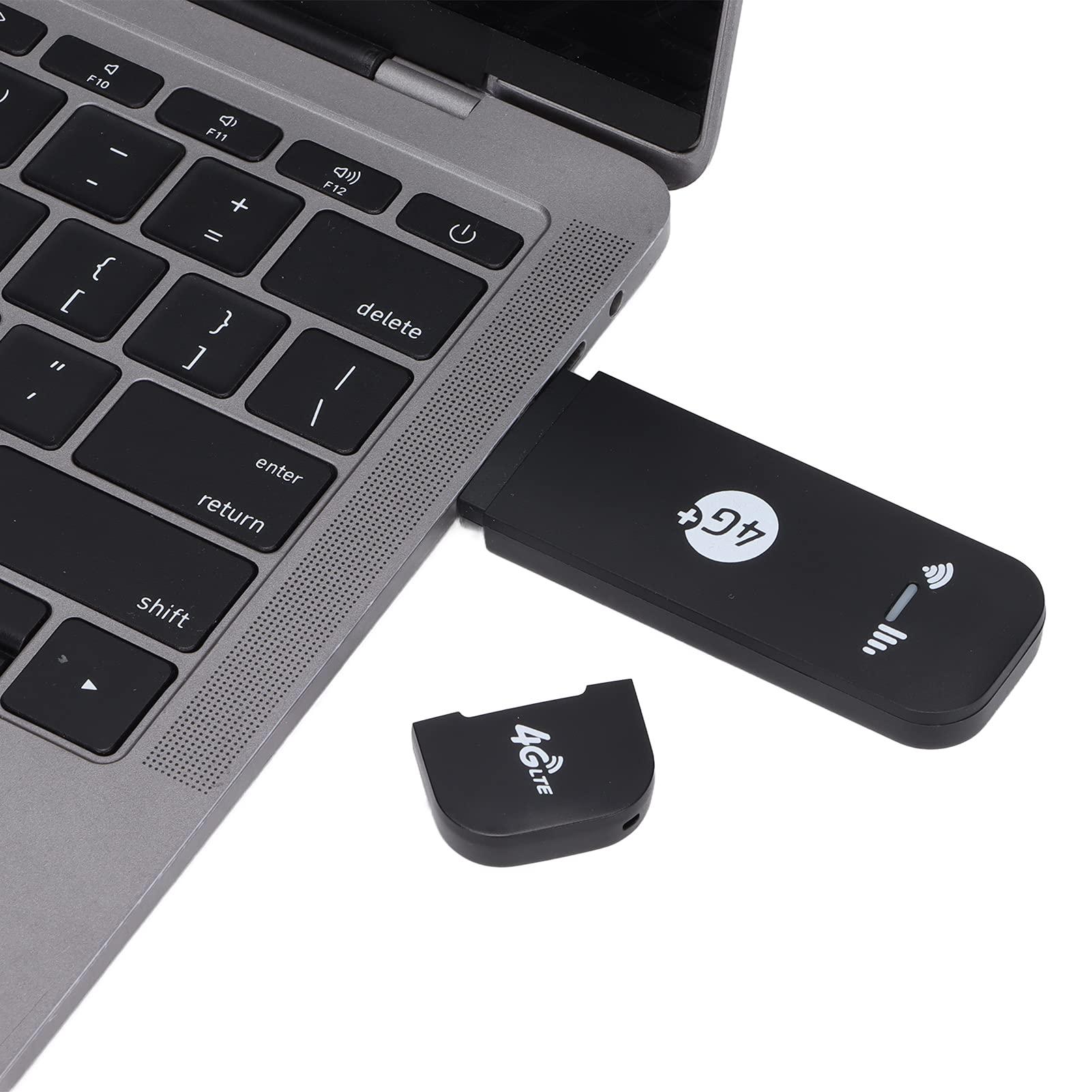 Acogedor 4G LTE USB Modem WiFi Dongle, Mini Portable USB 4G Wireless Network Smart Router for Tablet Laptop Notebook, 2 LED Status, Plug and Play(US Standard)