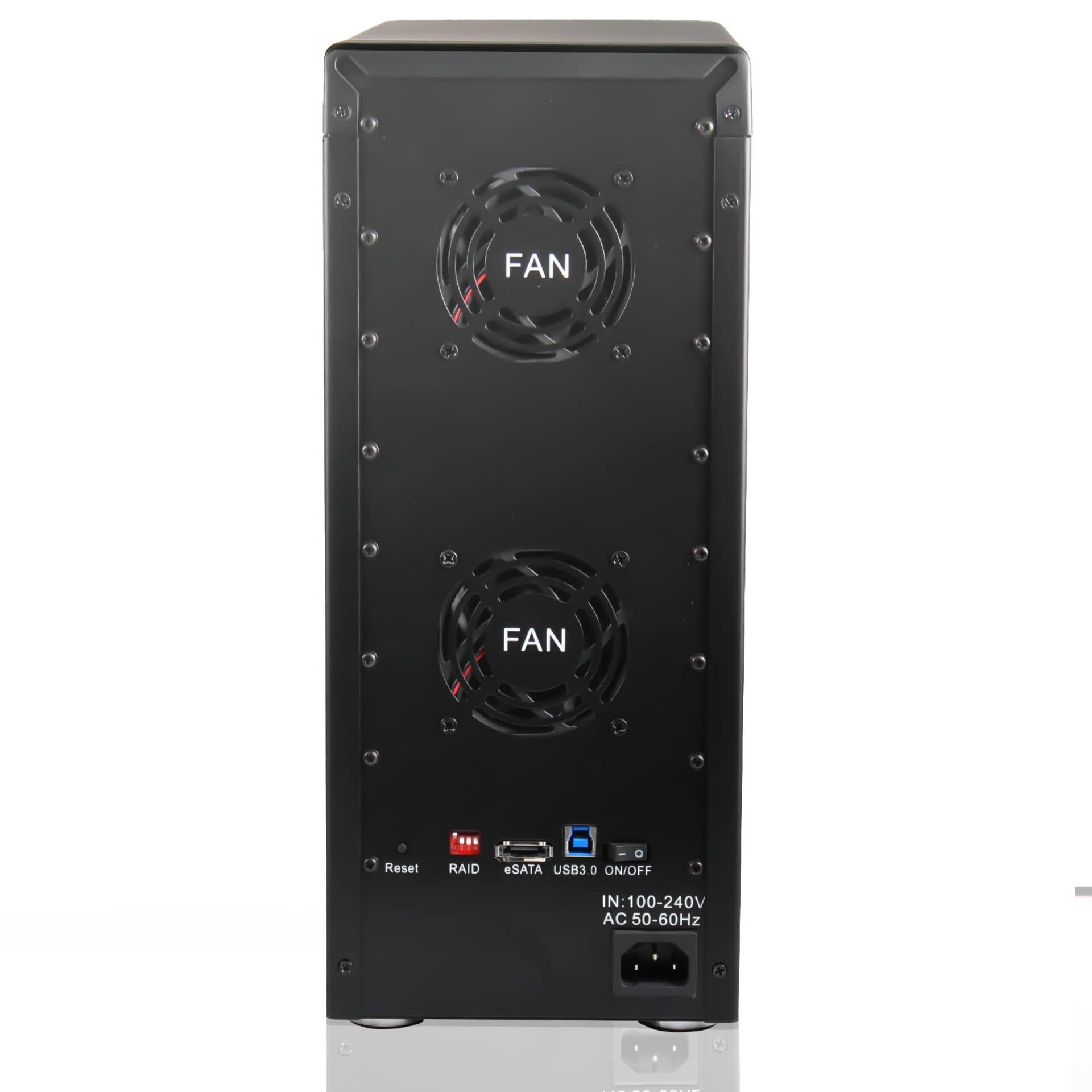 Sans Digital Sans Digital MobileRAID MR8UT6G New Generation 8-Bay 3.5\" inch SATA to USB 3.0 / eSATA Hardware RAID (00/50) / Spanning / JBOD
