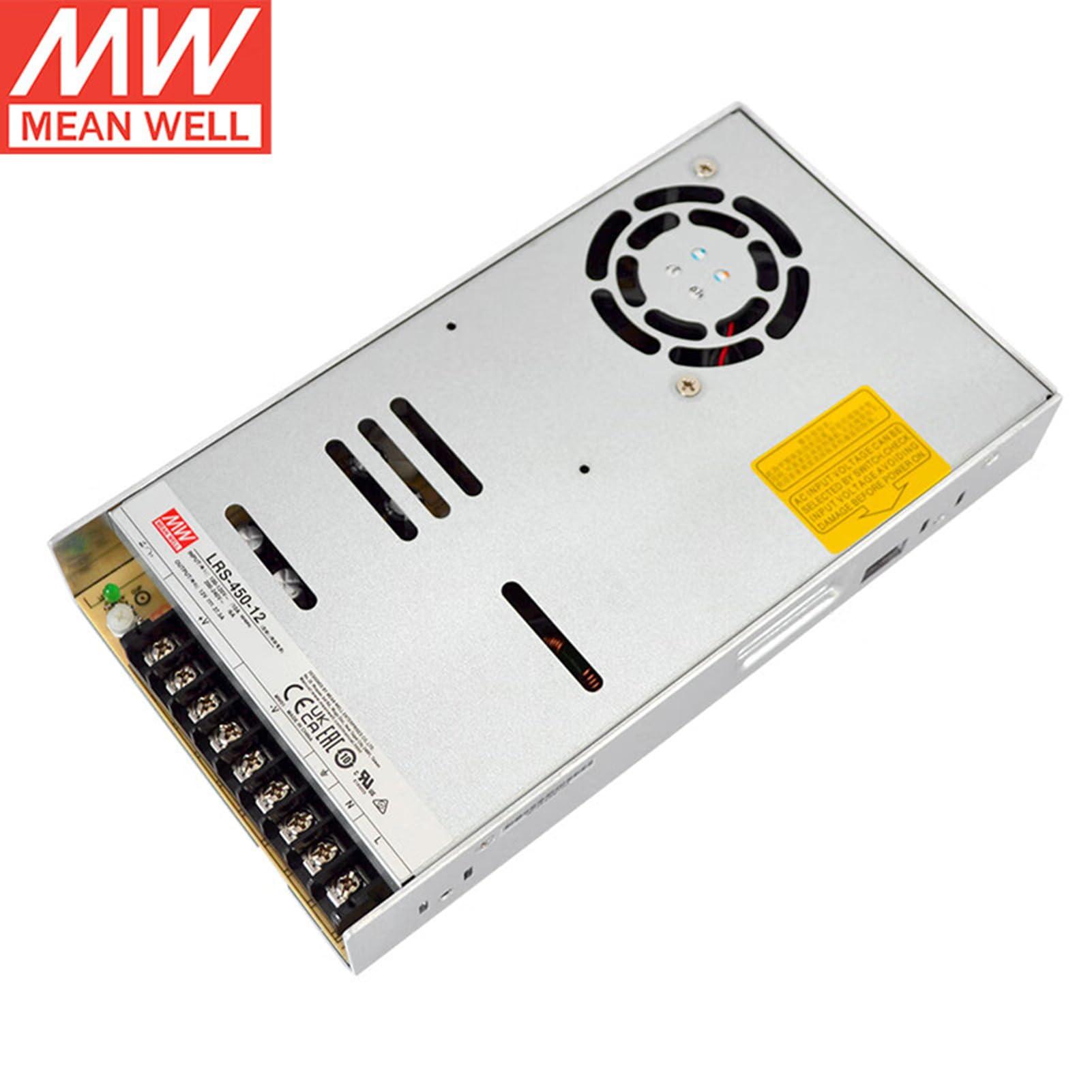FuDianMall Mean Well 450W Single Output Switching Lab Power Supply Bench Power Supply Computer 15V 30A (LRS-450-15 15V/30A/450W/Single Supply)