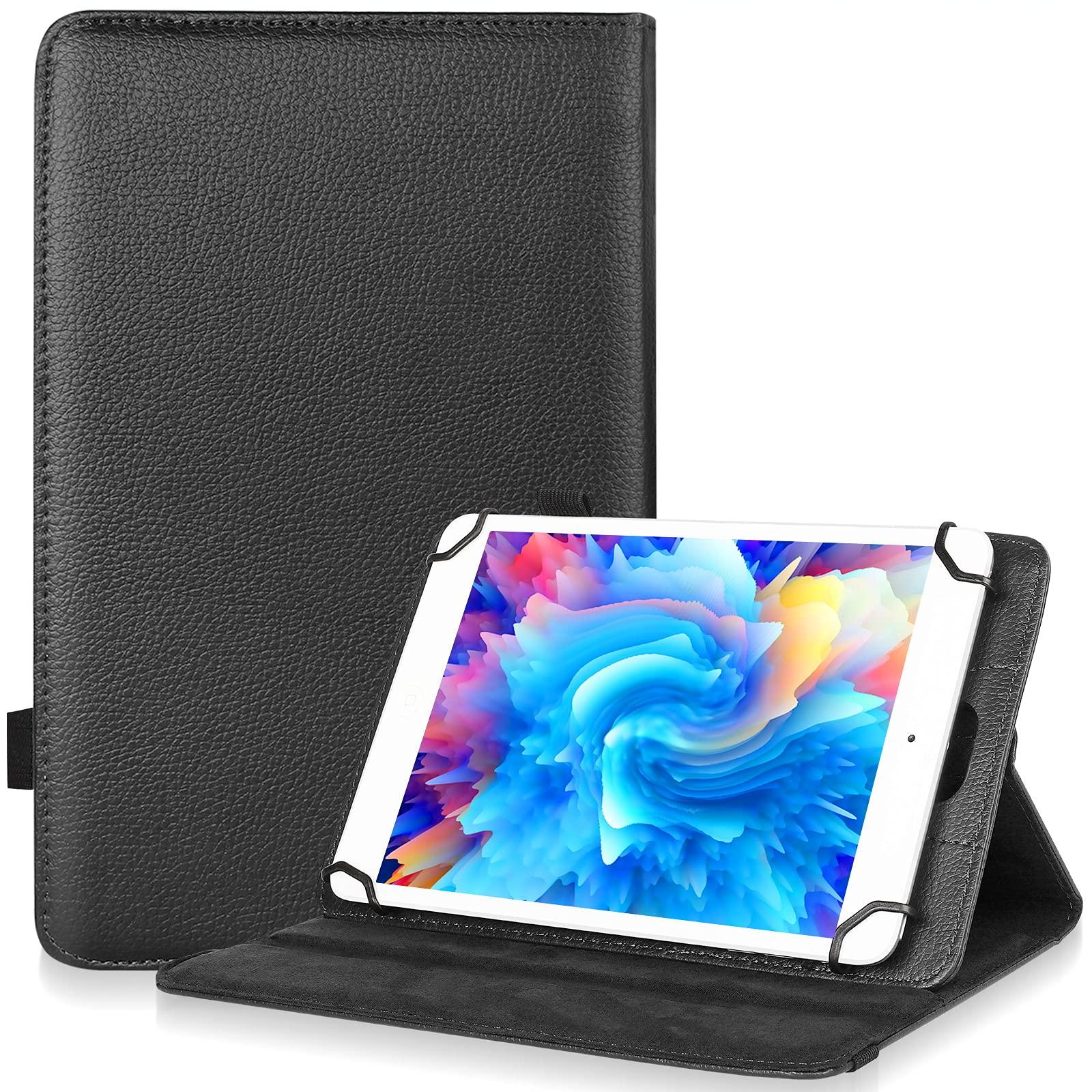 UrbanX UrbanX 7\"-8\" Inch Universal Tablet Case, Protective Cover Stand Folio Case for alcatel Pop 7 7 8 Inch, with 360 Degree Rotatable Kickstand, Multiple Viewing Angles and Stylus Holder