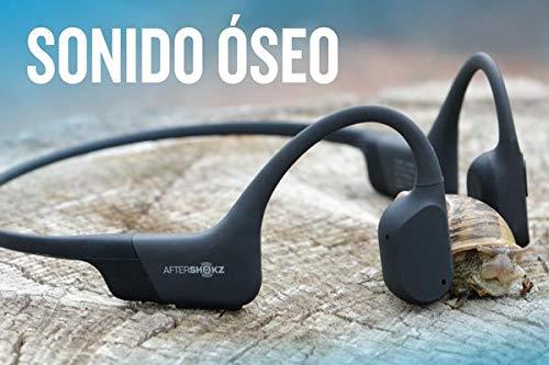 Aftershokz Aftershokz Aeropex (Rebranded as Shokz OpenRun) - Open-Ear Bluetooth Bone Conduction Sport Headphones - Sweat Resistant Wireless Earphones for Workouts and Running - Built-in Mic