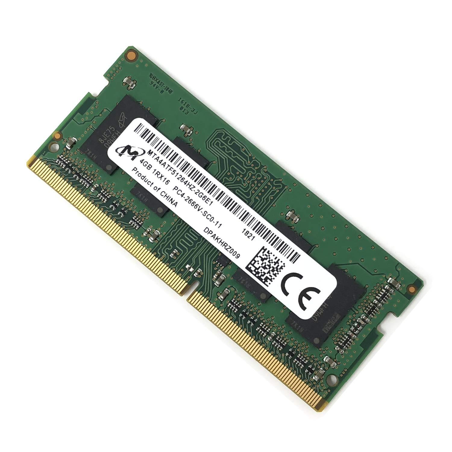 Micron Micron MTA4ATF51264HZ-2G6E1 PC4-2666 4GB DDR4 SODIMM Memory