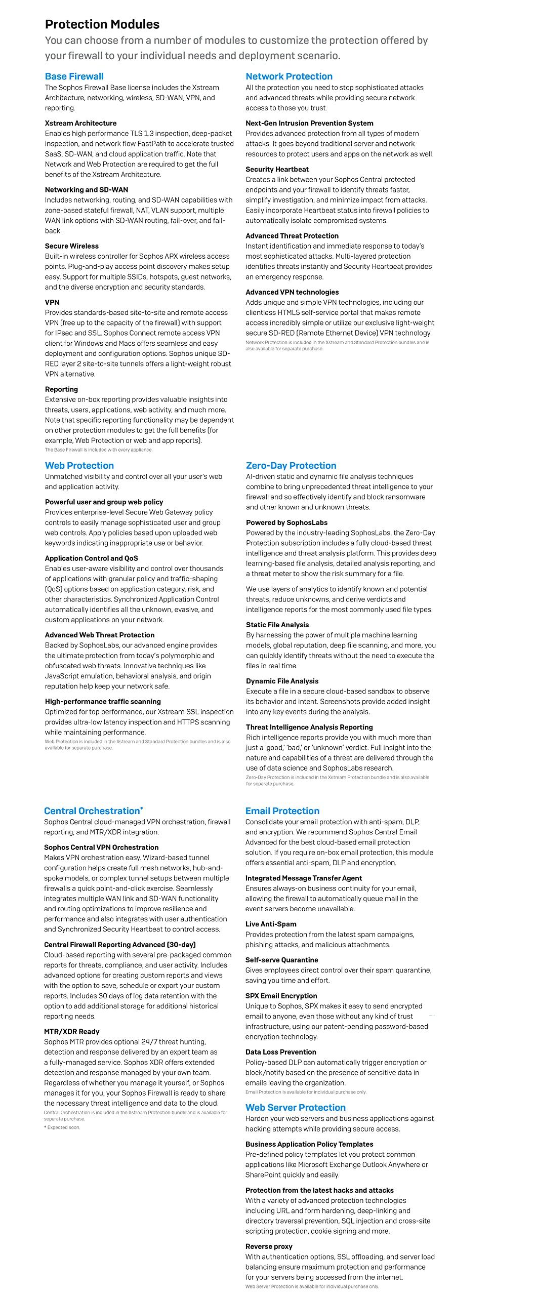 Sophos Sophos XGS 2100 Network Protection - 12 Months (XN2A1CSAA)