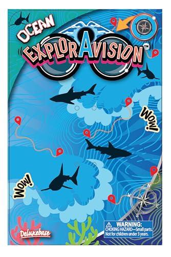 ExplorAvision ExplorAvision - Zebra Binocular from Deluxebase. Safari Portable and Compact Binoculars for Kids, Educational Animal Explorer for Outdoor Adventure and Play.