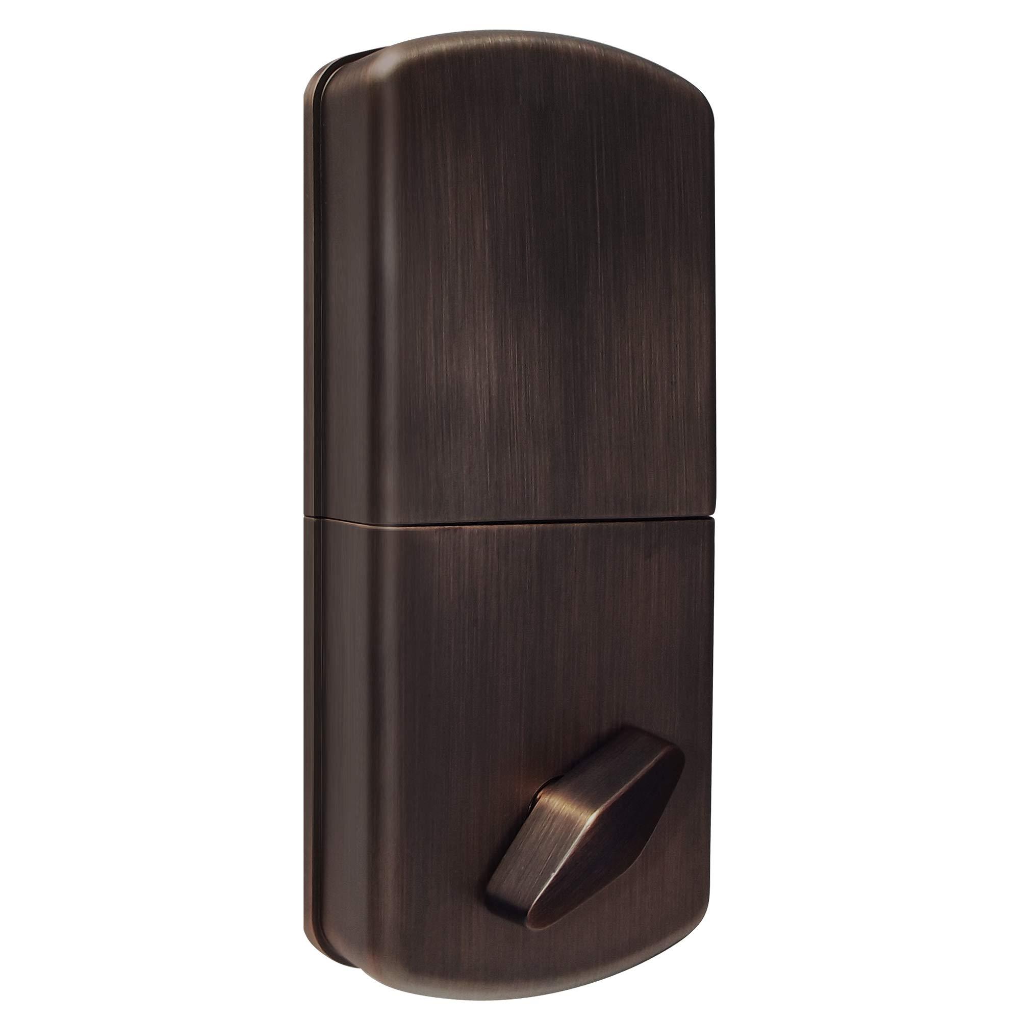 MiLocks MiLocks XF-02OB Digital Deadbolt Door Lock with Keyless Entry via Remote Control and Keypad Code for Exterior Doors