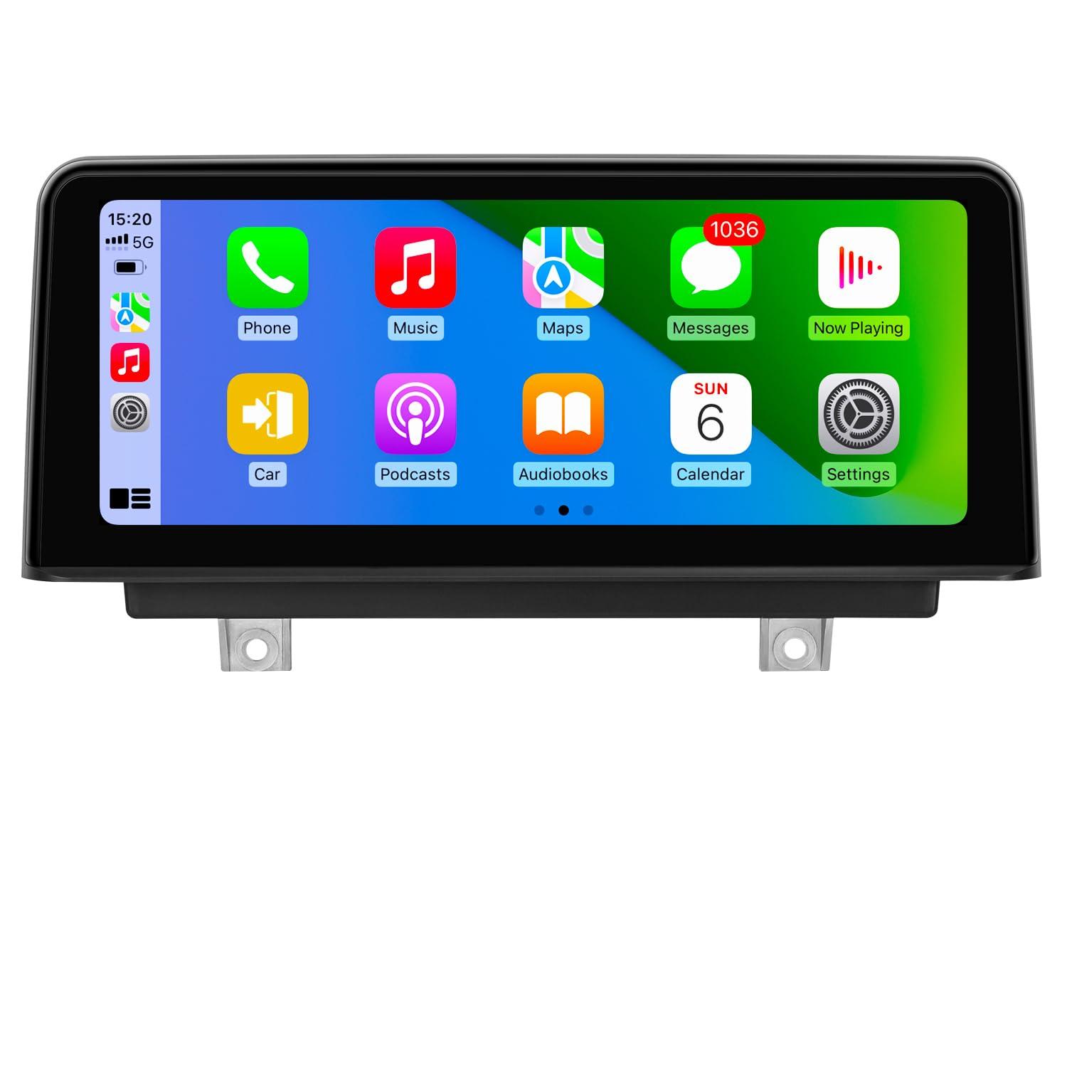AINAVITO 10.25 inch IPS Touch Screen Car Stereo Wireless CarPlay Wireless Andriod Auto for BMW 3&4 Series(2013-2016) with NBT System, Bluetooth, Multimedia Receiver, SWC Car Radio USB Music HD Video Play