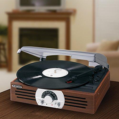 Jensen Jensen JTA-222 3-Speed Turntable, case