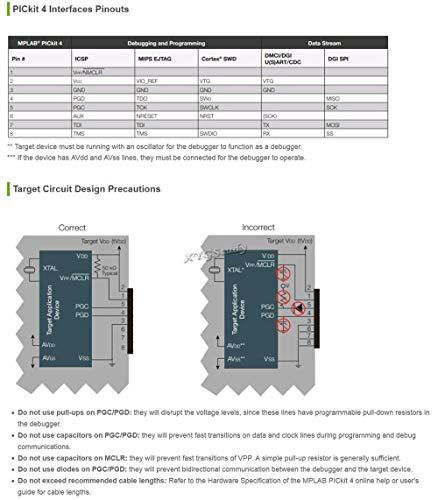 XYG-PIC Original MPLAB PICkit4 in-Circuit Debugger/Programmer Fast Debugging and Programming PICkit 4 MPLAB X IDE Increased Functionality Supports More Advanced Interfaces @XYGStudy