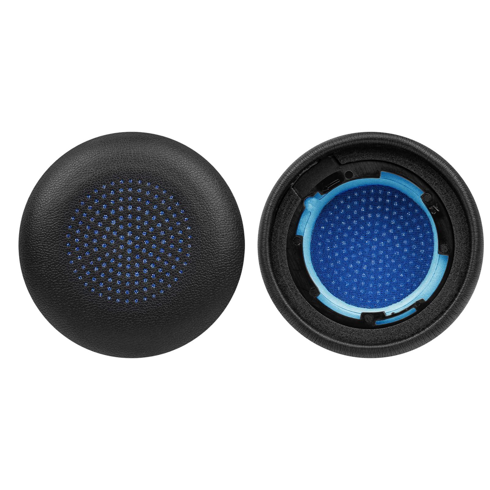 GEEKRIA Geekria QuickFit Replacement Ear Pads Compatible with Anker Powerconf H700, H500 Headphones, Ear Cushions (Black)