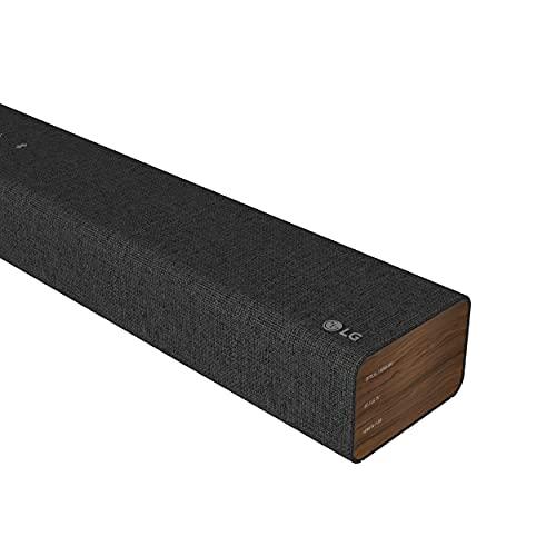 LG LG SP2 2.1 Channel 100W Sound Bar with Built-in Subwoofer in Fabric Wrapped Design Black
