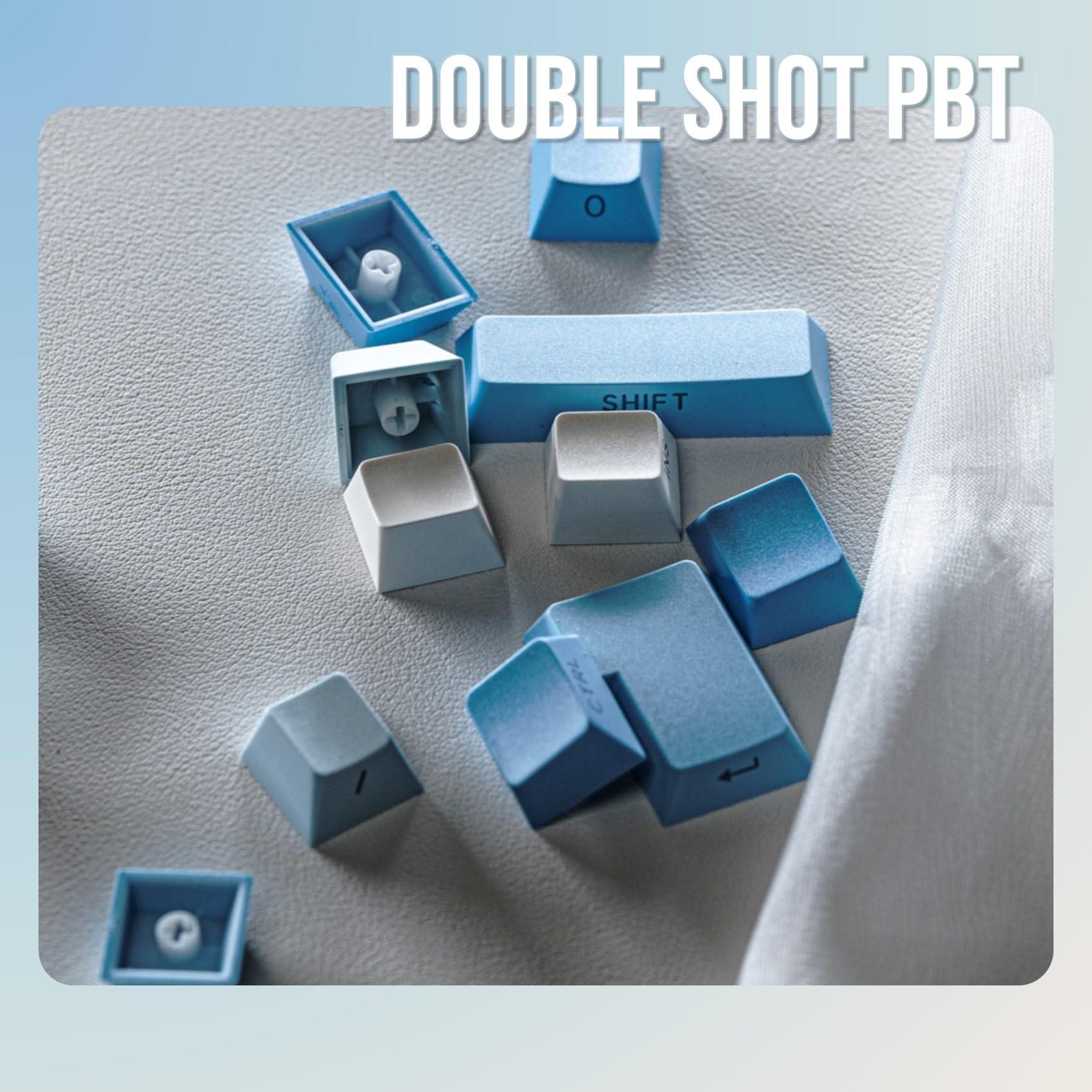 EPOMAKER EPOMAKER x Aula F75 Gasket Mechanical Keyboard+Sky Blue Double-Shot Side-Printed PBT Keycap Set