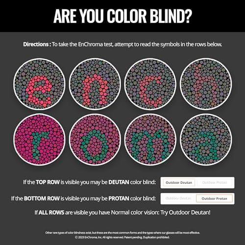 Enchroma Enchroma Color Blind Glasses - Avalon - Color Correcting & Enhancing Glasses Outdoor Use for Protan Color Blindness