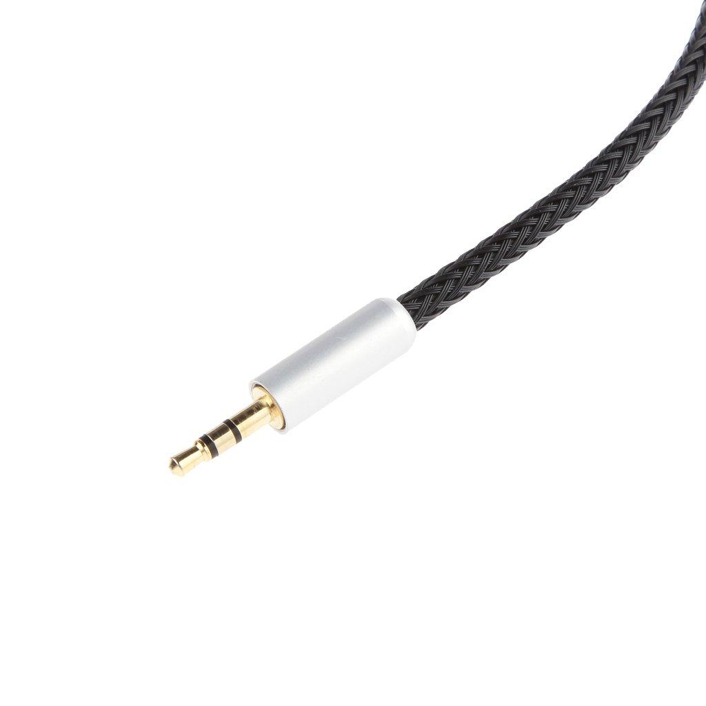 Tiuimk Tiuimk Replacement Cable for AKG Y45BT Y50 Y40 Y55 Headphones - 1.2m, 3.5mm/6.35mm to 2.5mm, Black
