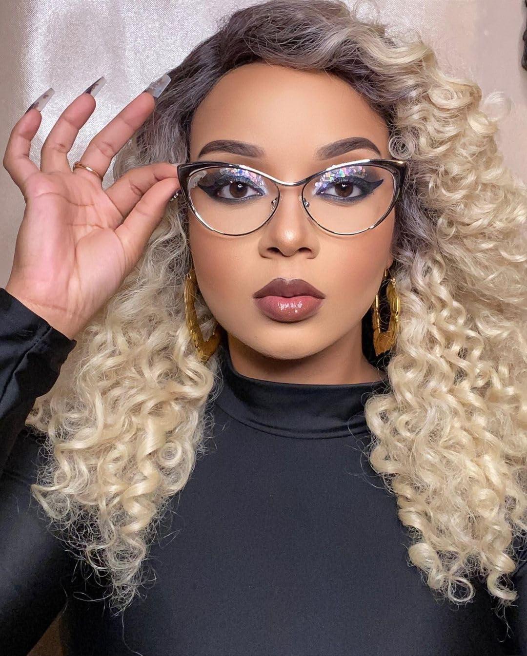 VOOGLAM VOOGLAM Blue Light Glasses for Women Cute Computer Office with Trending Frame Glasses Silver Annabelle VFM0176-01