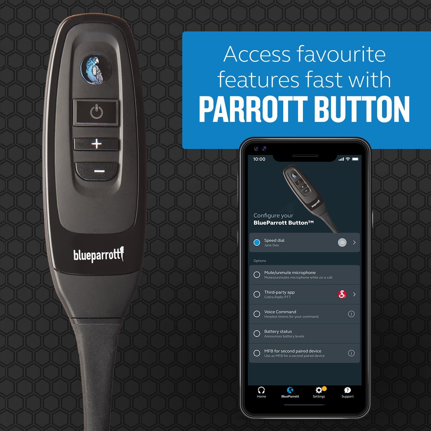 BlueParrott BlueParrott C400-XT Trucker Bluetooth Headset  Industry Leading Sound with Long Wireless Range & Extreme Comfort for All-Day Wear - Ideal for Anyone On-The-Go, Up to 24 Hours of Talk Time, Black