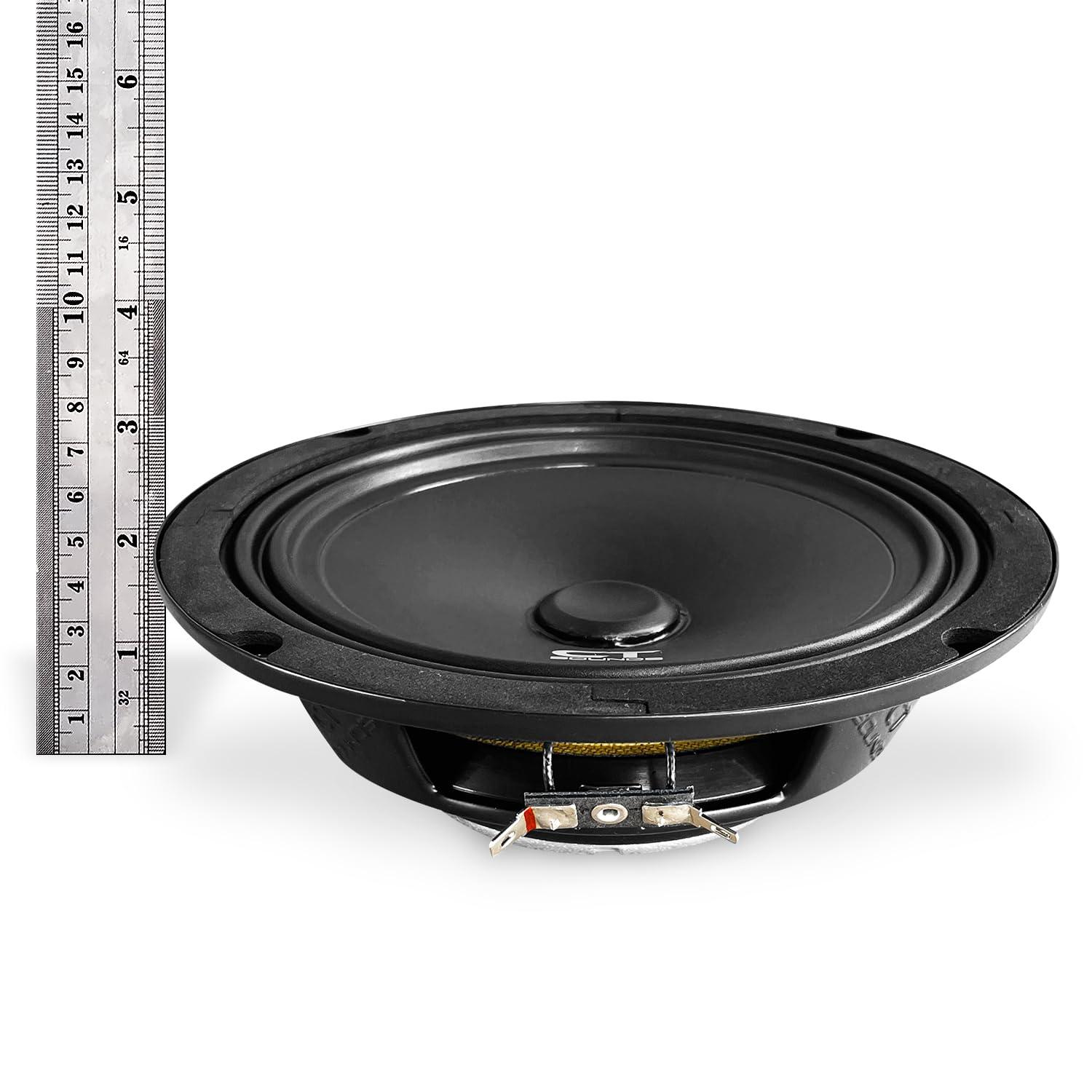 CT Sounds CT Sounds Tropo 6.5 160 Watt 2-Way Shallow-Mount Component Speaker Set