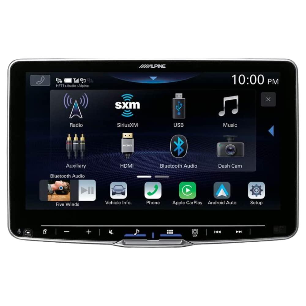 Alpine Alpine Halo9 ILX-F509 9" Digital Multimedia Receiver (Does Not Play Discs) with Back-Up Bullet Camera and SiriusXM Tuner