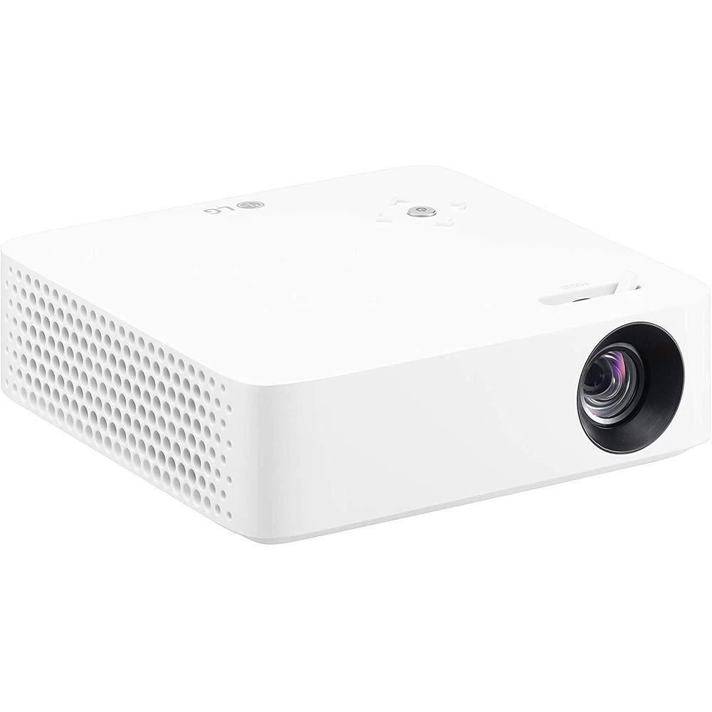 LG LG PH30N CineBeam Portable 250 ANSI Lumens HD LED Projector Bundle With 120\" Minolta 16:9 Indoor-Outdoor Screen