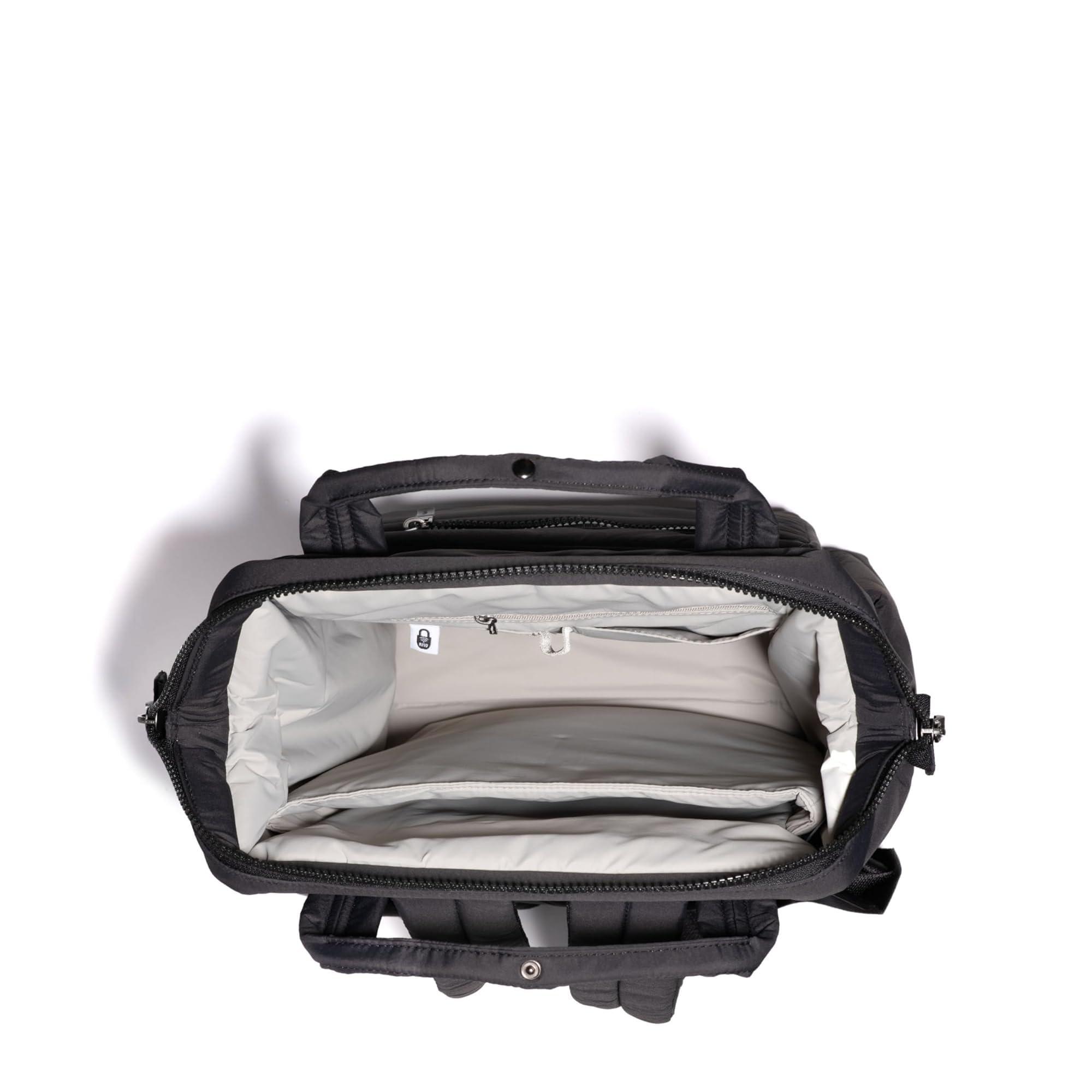 Baggallini Baggallini Chelsea Laptop Backpack, Black Puff