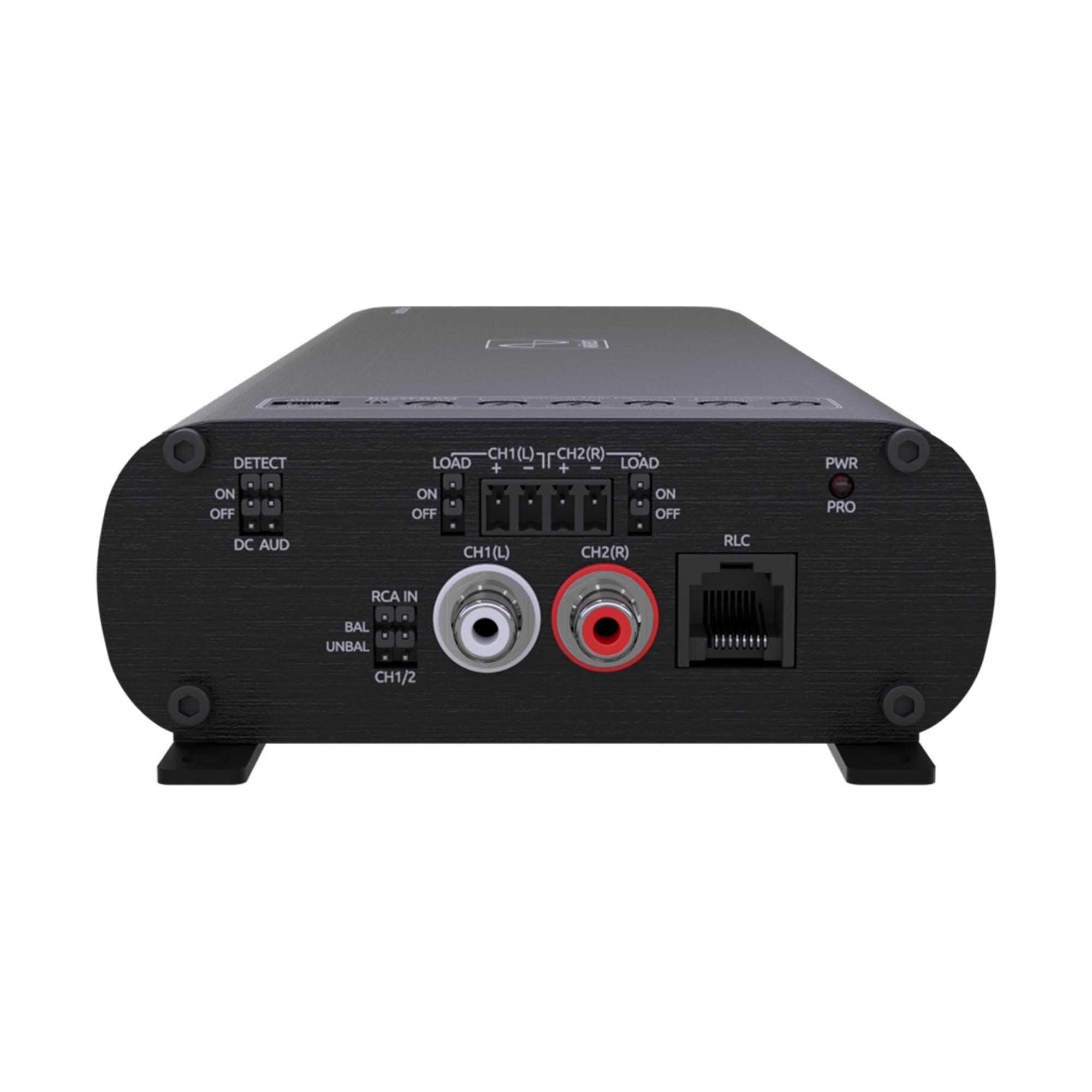 Wavtech Wavtech Link700.4plus 700 Watt 4-Channel Amplifier, Wavtech link1000.1mini - 1000 Watt Mono Amplifier, and Wavtech linkRC - Remote Level Control (RLC) for linkDQ