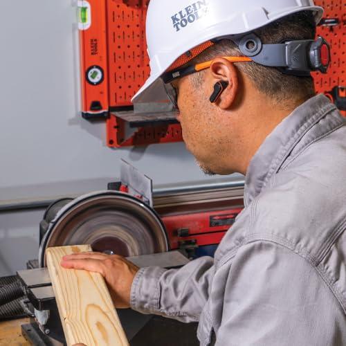 Klein Tools Klein Tools AESEB2 Elite Bluetooth Jobsite Earbuds, True Wireless Earplugs, 25dB NRR Hearing Protection, 24-Hour Playtime, Digital LED Display