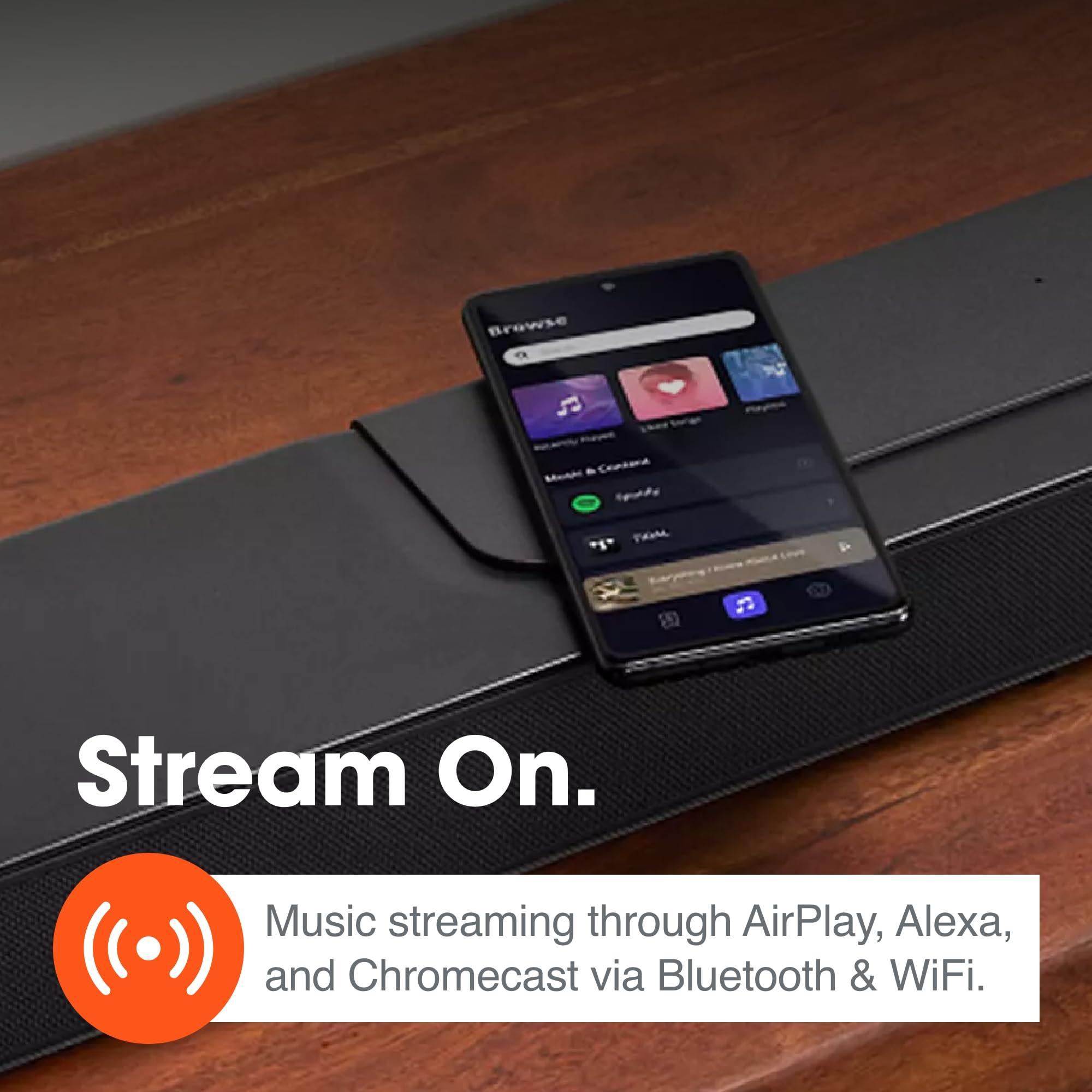 JBL JBL Bar 1000 All-in-One Soundbar with Detachable Surround Speakers, MultiBeam, Dolby Atmos & DTS:X (Black) + AudioQuest Pearl 48 HDMI Cables